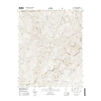 2014 Map of Satolah, 2014 Print