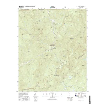 2017 Map of Satolah, 2017 Print
