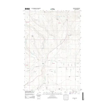 2013 Map of Satus Pass, 2013 Print