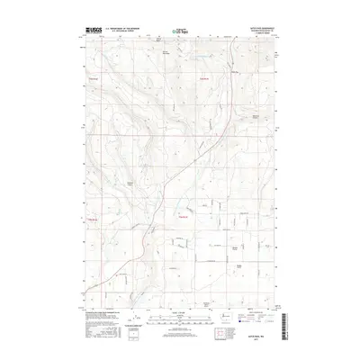 2017 Map of Satus Pass, 2017 Print