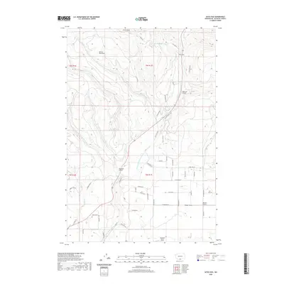 2020 Map of Satus Pass, 2020 Print