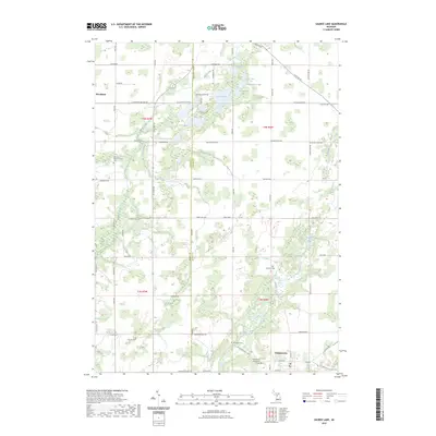 2023 Map of Saubee Lake, 2023 Print