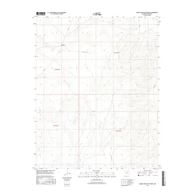 2017 Map of Sauble Circle Dot Ranch, 2017 Print