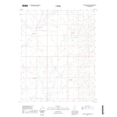 2023 Map of Sauble Circle Dot Ranch, 2023 Print