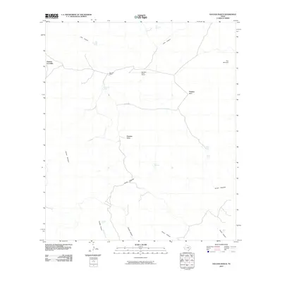 2010 Map of Sauceda Ranch, 2010 Print