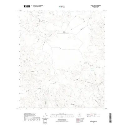 2019 Map of Sauceda Ranch, 2019 Print
