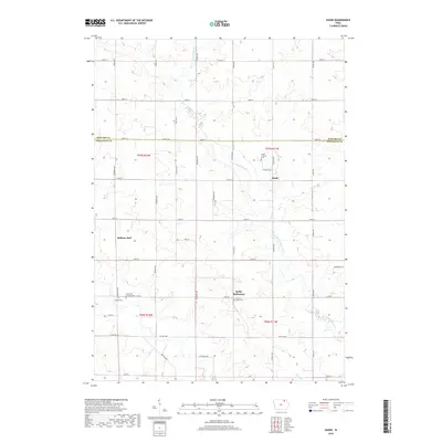 2018 Map of Saude, 2018 Print