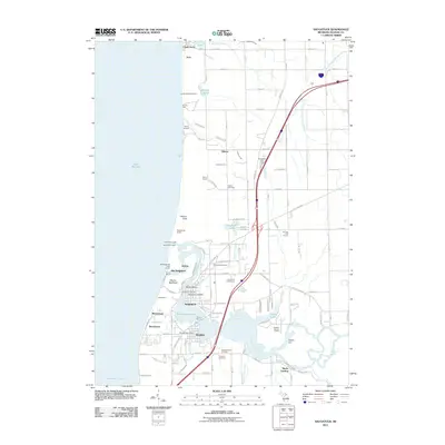 2011 Map of Saugatuck, 2011 Print