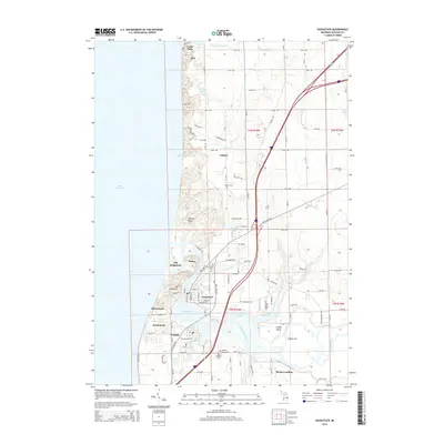 2014 Map of Saugatuck, 2014 Print