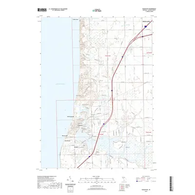 2019 Map of Saugatuck, 2019 Print