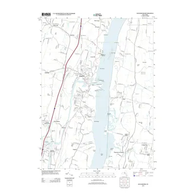 2013 Map of Saugerties, 2013 Print