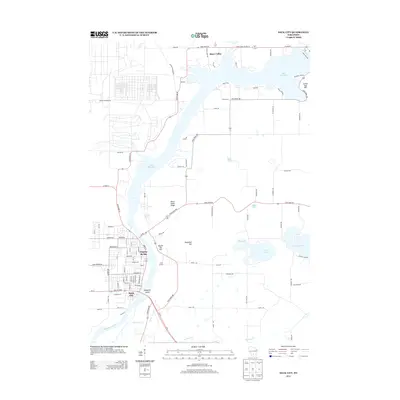2013 Map of Sauk City, 2013 Print