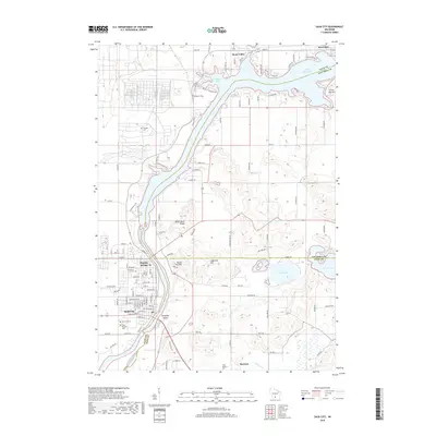 2018 Map of Sauk City, 2018 Print