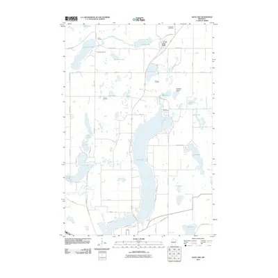 2010 Map of Sauk Lake, 2010 Print