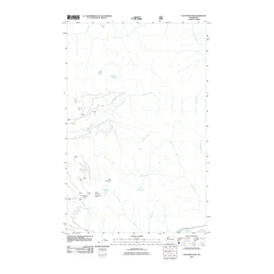 2011 Map of Sauk Mountain, 2011 Print