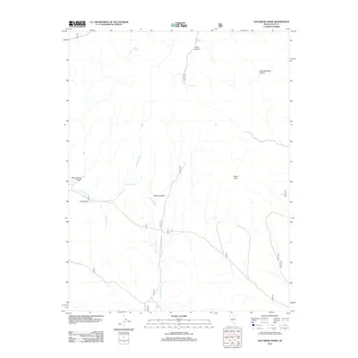 2012 Map of Saulsbury Basin, 2012 Print