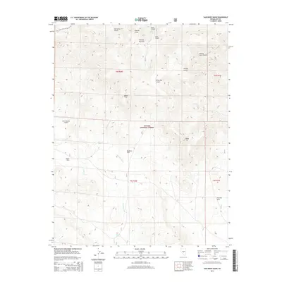 2014 Map of Saulsbury Basin, 2014 Print