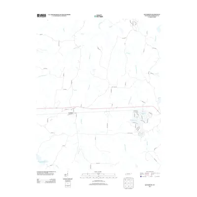 2013 Map of Saulsbury, 2013 Print