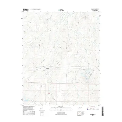 2016 Map of Saulsbury, 2016 Print