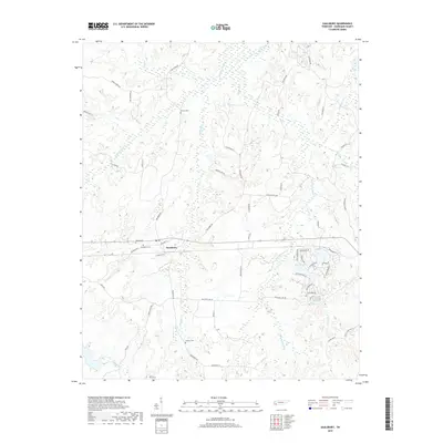 2019 Map of Saulsbury, 2019 Print