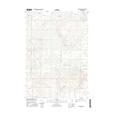 2017 Map of Saunders Creek, 2017 Print