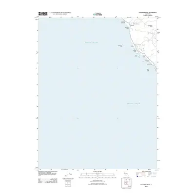 2012 Map of Saunders Reef, 2012 Print