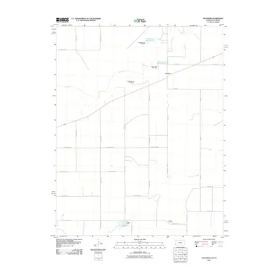 2010 Map of Saunders, 2010 Print