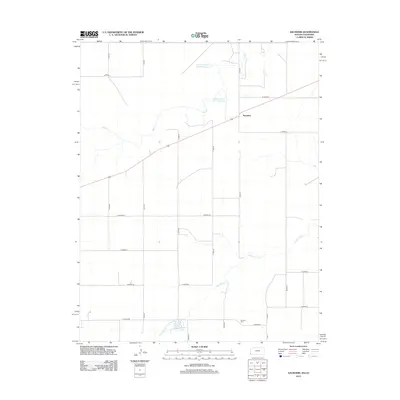 2012 Map of Saunders, 2012 Print
