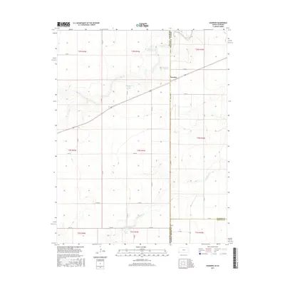 2015 Map of Saunders, 2015 Print