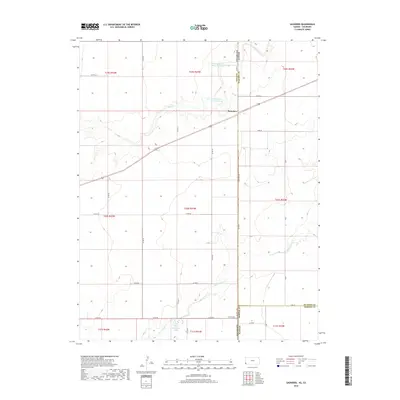2018 Map of Saunders, 2018 Print