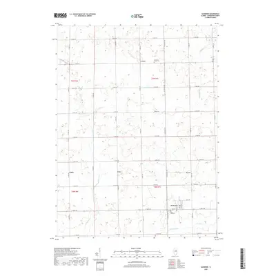 2018 Map of Saunemin, 2018 Print