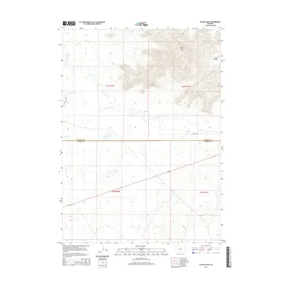 2015 Map of Savage Peak, 2015 Print