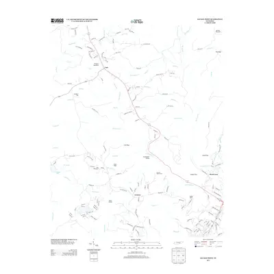 2013 Map of Savage Point, 2013 Print