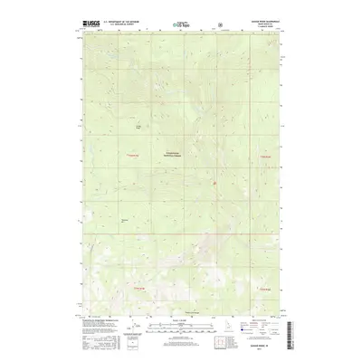 2017 Map of Savage Ridge, 2017 Print
