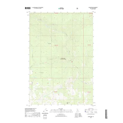 2020 Map of Savage Ridge, 2020 Print