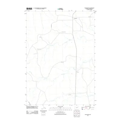 2012 Map of Savageton, 2012 Print