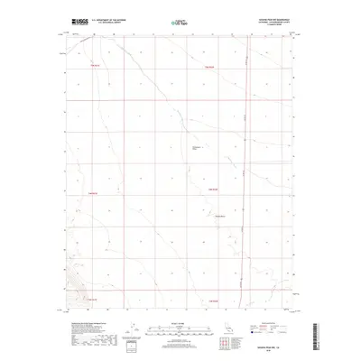 2018 Map of Savahia Peak NW, 2018 Print