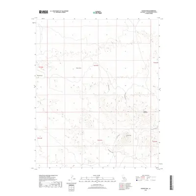 2018 Map of Savahia Peak, 2018 Print