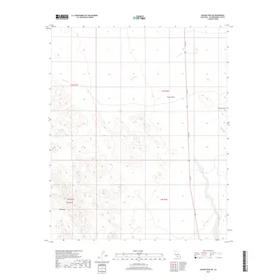 2018 Map of Savahia Peak SW, 2018 Print
