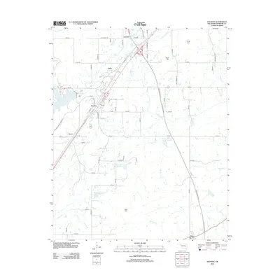 2013 Map of Savanna, 2013 Print