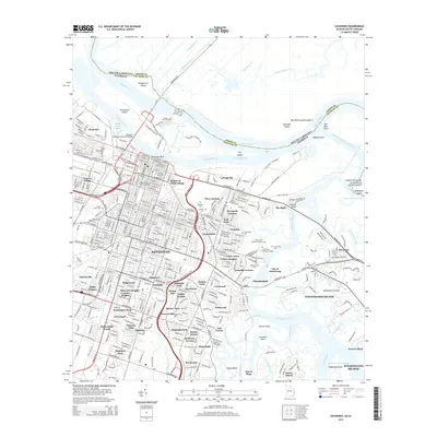 2014 Map of Savannah, 2014 Print