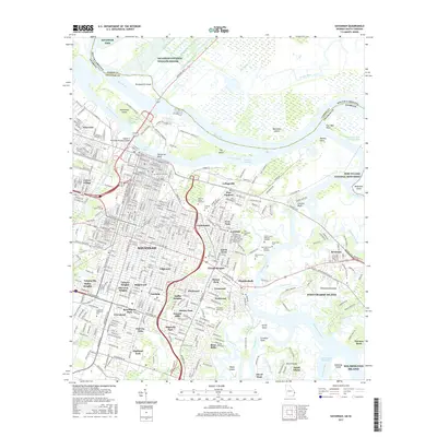 2017 Map of Savannah, 2017 Print