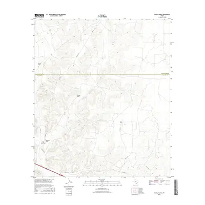 2016 Map of Savell Ranch, 2016 Print