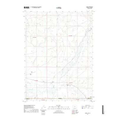 2017 Map of Savery, 2017 Print