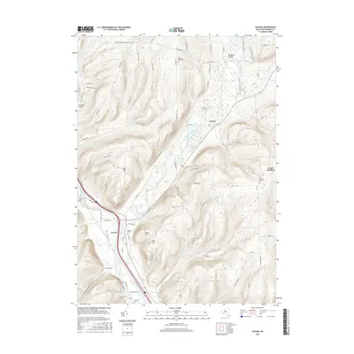 2016 Map of Savona, 2016 Print