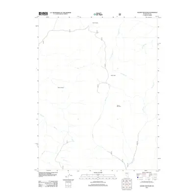 2012 Map of Savory Mountain, 2012 Print