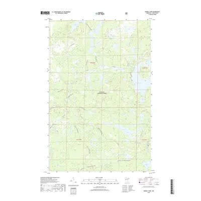 2019 Map of Sawbill Camp, 2019 Print