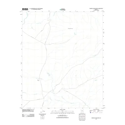 2011 Map of Sawbuck Mountain, 2011 Print