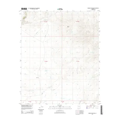 2014 Map of Sawbuck Mountain, 2014 Print