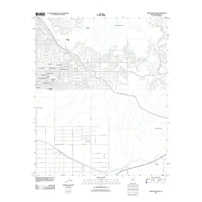 2011 Map of Sawik Mountain, 2011 Print